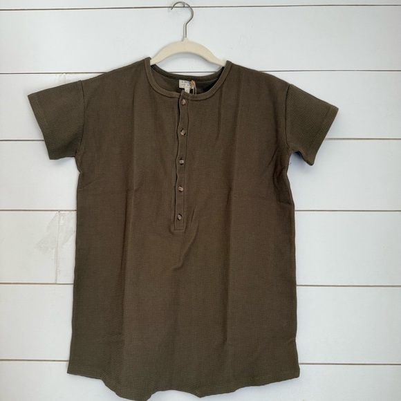The Simple Folk The Explorer Playsuit in Olive - Picture 4 of 9